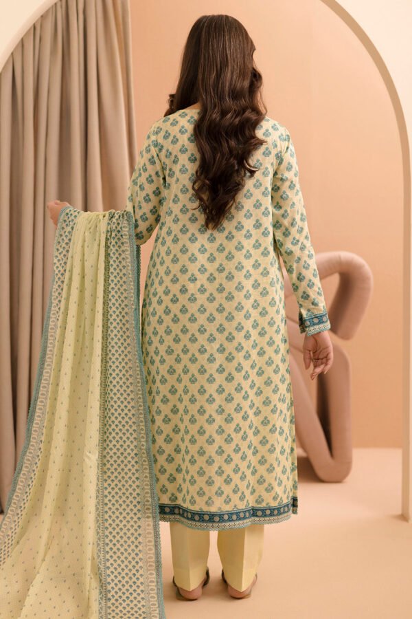 Zellbury Unstitched 3 Piece Printed Lawn Collection'2025 - D16 - Image 3