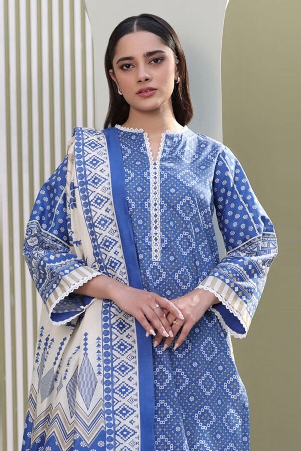 Zellbury Unstitched 3 Piece Printed Lawn Collection'2025 - D18 - Image 2