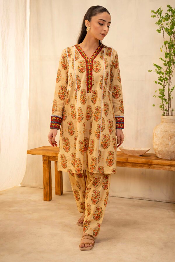 Zellbury Unstitched 2 Piece Printed Lawn Collection'2025 ( SHIRT SHALWAR)- D14
