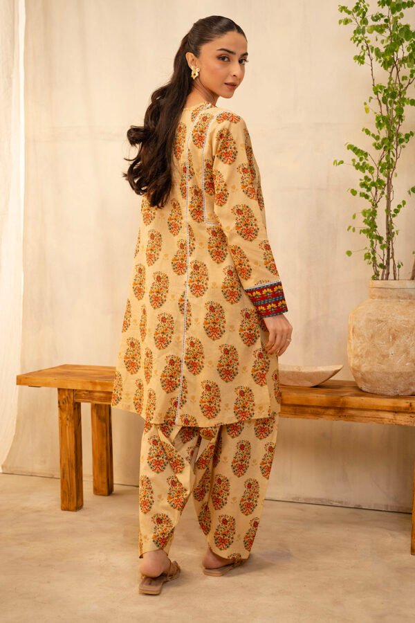 Zellbury Unstitched 2 Piece Printed Lawn Collection'2025 ( SHIRT SHALWAR)- D14 - Image 3