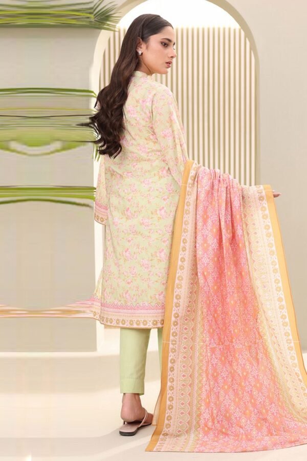 Zellbury Unstitched 3 Piece Printed Lawn Collection'2025 - D04 - Image 3