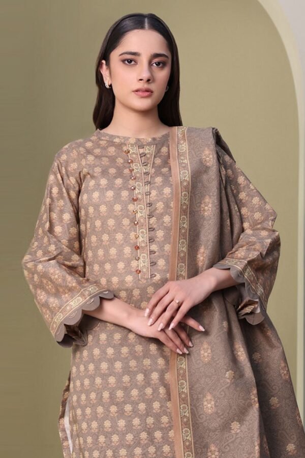Zellbury Unstitched 3 Piece Printed Lawn Collection'2025 - D17 - Image 2