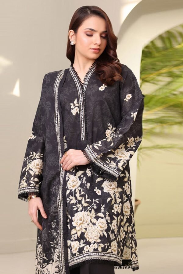 Zellbury Unstitched 3 Piece Printed Lawn Collection'2025 - D22 - Image 2