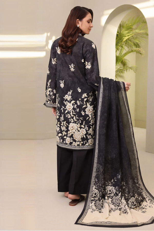 Zellbury Unstitched 3 Piece Printed Lawn Collection'2025 - D22 - Image 3