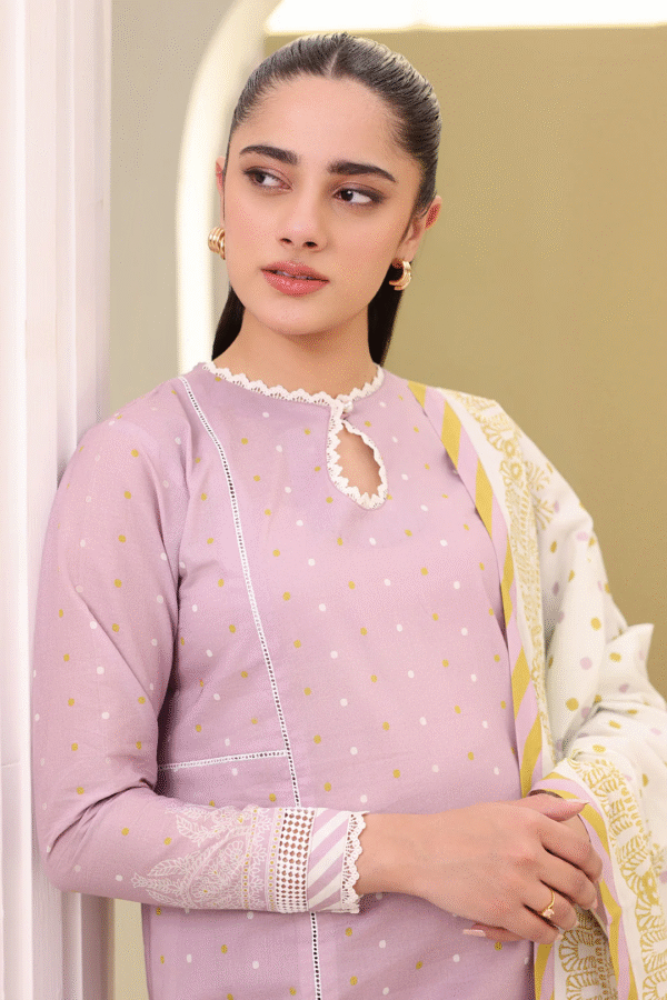 Zellbury Unstitched 3 Piece Printed Lawn Collection'2025 - D24 - Image 2