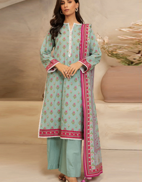 Zellbury Unstitched 3 Piece Printed Lawn Collection'2025 - D25