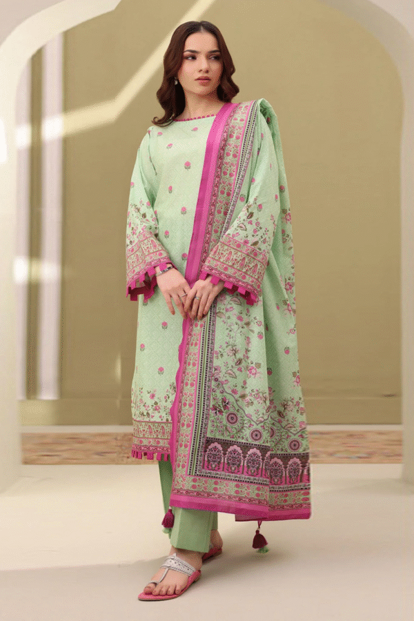 Zellbury Unstitched 3 Piece Printed Lawn Collection'2025 - D26