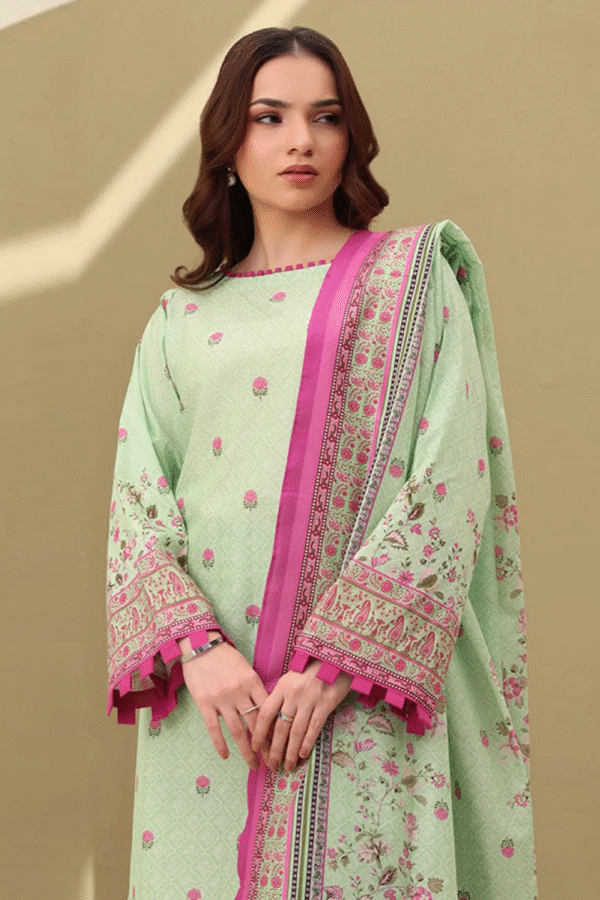 Zellbury Unstitched 3 Piece Printed Lawn Collection'2025 - D26 - Image 2