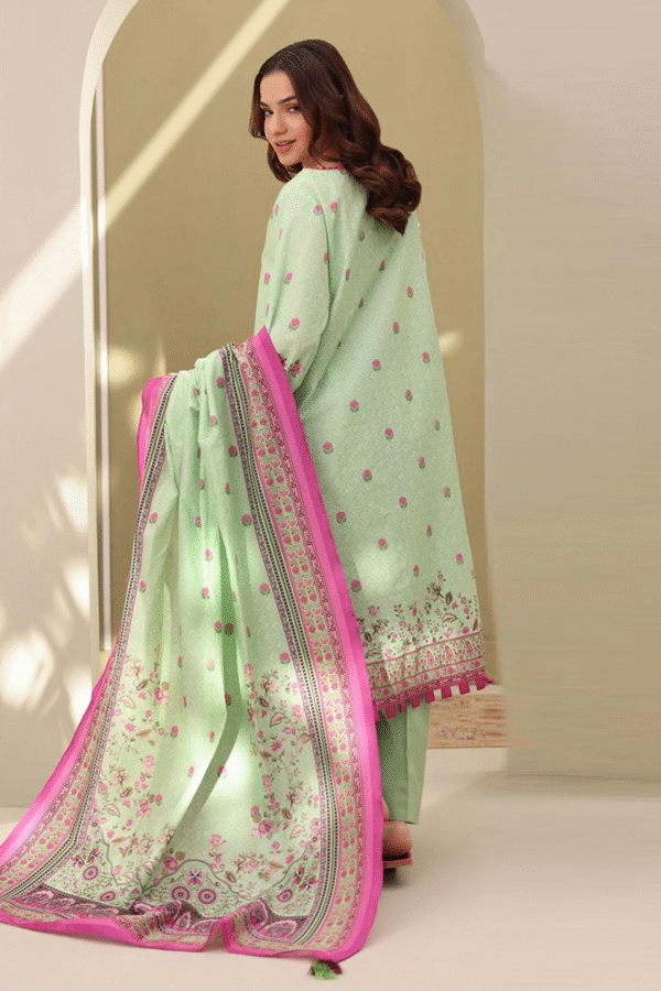 Zellbury Unstitched 3 Piece Printed Lawn Collection'2025 - D26 - Image 3