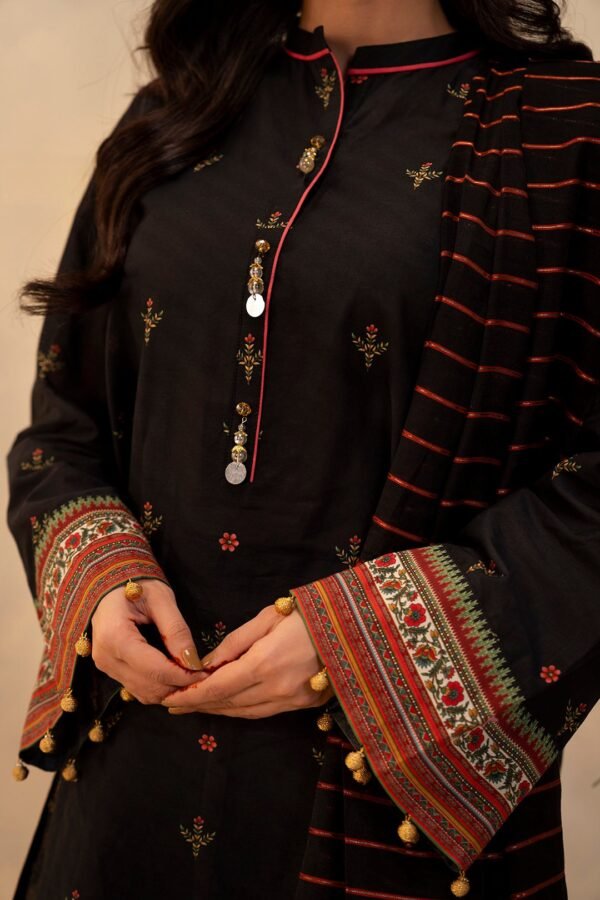 Zellbury Unstitched 3 Piece Printed Lawn Collection'2025 - D27 - Image 3