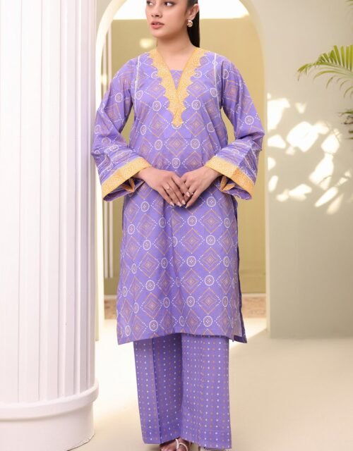 Zellbury Unstitched 2 Piece Printed Lawn Collection'2025 ( SHIRT SHALWAR)- D21