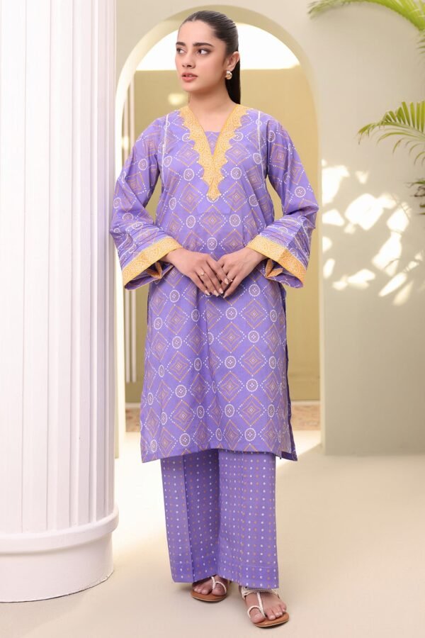 Zellbury Unstitched 2 Piece Printed Lawn Collection'2025 ( SHIRT SHALWAR)- D21