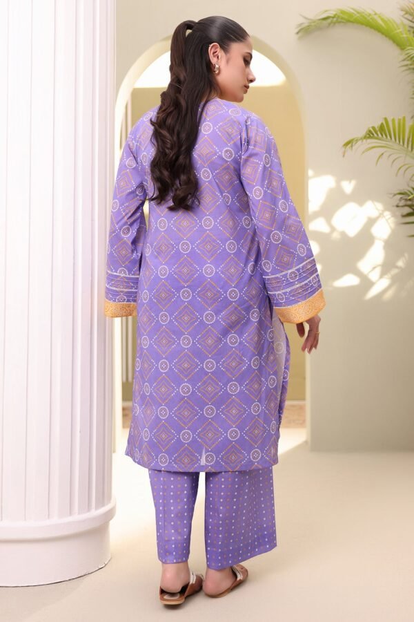 Zellbury Unstitched 2 Piece Printed Lawn Collection'2025 ( SHIRT SHALWAR)- D21 - Image 2