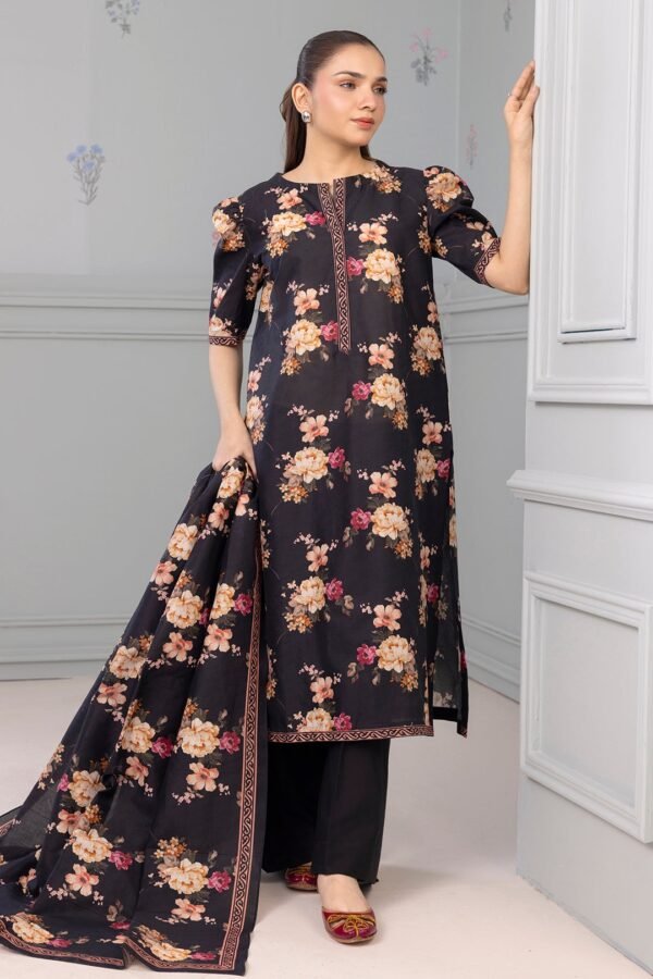 Zellbury Unstitched 2 Piece Printed Lawn Collection'2025 ( SHIRT DUPATTA)- D27