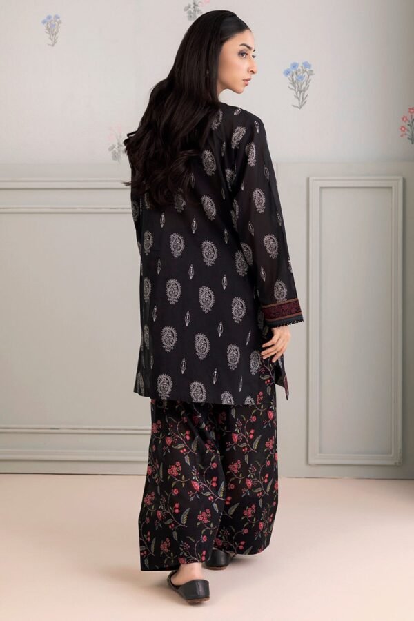 Zellbury Unstitched 2 Piece Embroidered Shirt Shalwar Lawn Collection'2025 - D04 (WUS25E20309) - Image 2