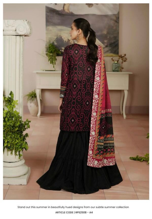 RANG PASAND by Gull Jee - UNSTITCHED 3 PIECE EMBROIDERED LAWN COLLECTION - A04 - Image 3