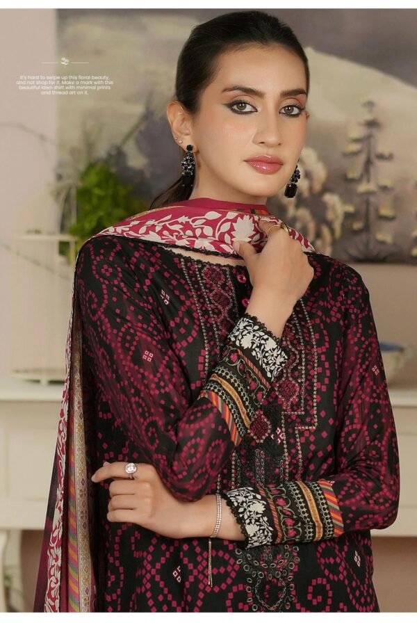 RANG PASAND by Gull Jee - UNSTITCHED 3 PIECE EMBROIDERED LAWN COLLECTION - A04 - Image 2