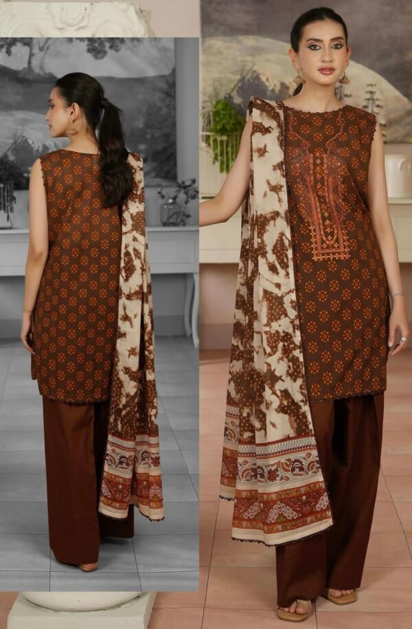 RANG PASAND by Gull Jee - UNSTITCHED 3 PIECE EMBROIDERED LAWN COLLECTION - A11 - Image 3