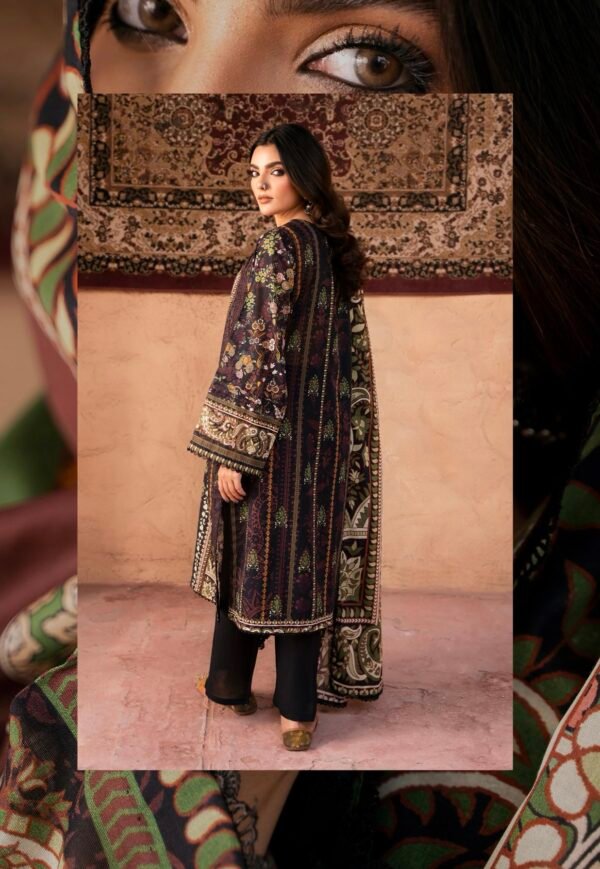 GULLBANO By Gull Jee - Unstitched 3 Piece Embroidered Lawn Collection - A02 - Image 2
