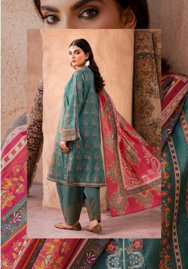 GULLBANO By Gull Jee - Unstitched 3 Piece Embroidered Lawn Collection - A11 - Image 2