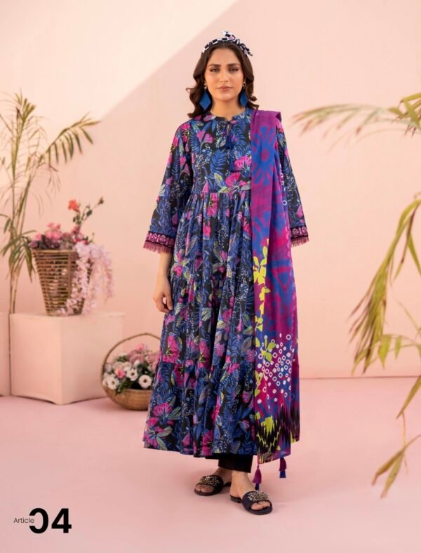 Roop by BRENISH - Unstitched 3 Piece Lawn Collection Volume 1 - A04