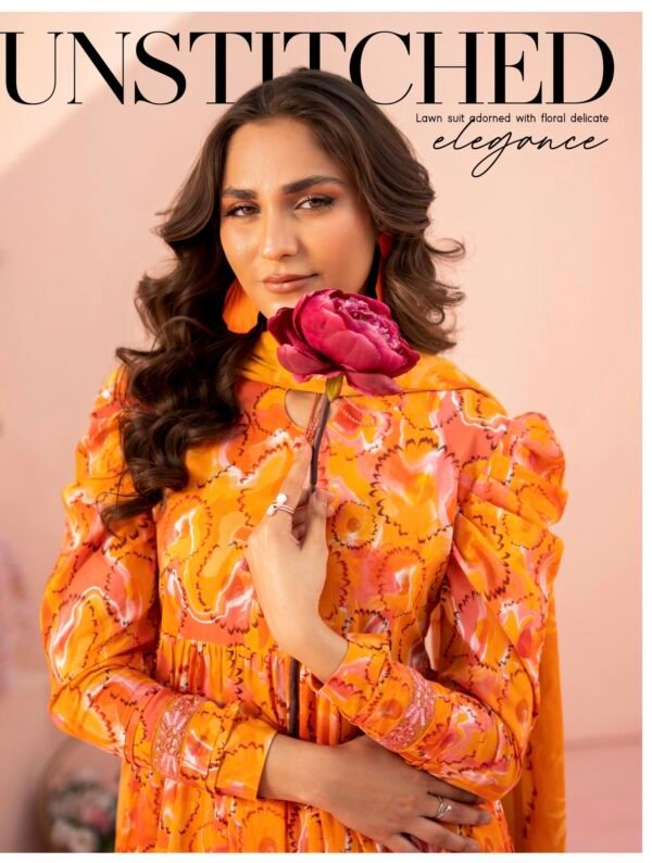 Roop by BRENISH - Unstitched 3 Piece Lawn Collection Volume 1 - A05 - Image 3