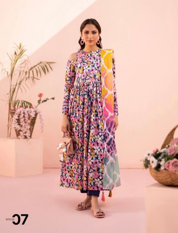 Roop by BRENISH - Unstitched 3 Piece Lawn Collection Volume 1 - A07
