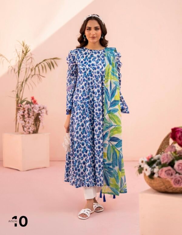 Roop by BRENISH - Unstitched 3 Piece Lawn Collection Volume 1 - A10