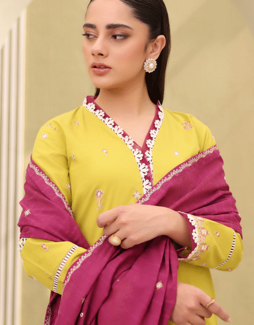 Zellbury Unstitched 3 Piece Embroidered Lawn Collection'2025 - D08