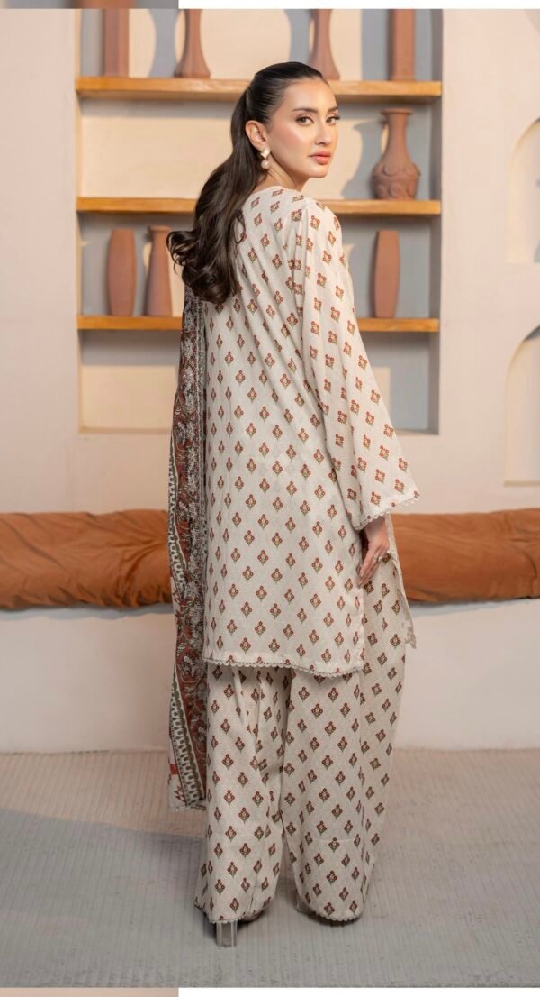 SWAN by BRENISH - Unstitched 3 Piece Embroidered Premium Lawn Collection - A11 - Image 2