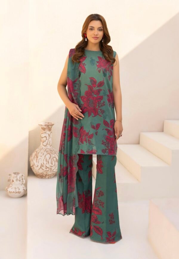 Premium ZIVA by Gull Jee - Unstitched 3 - Piece Exclusive Embroidered Lawn Collection - A11