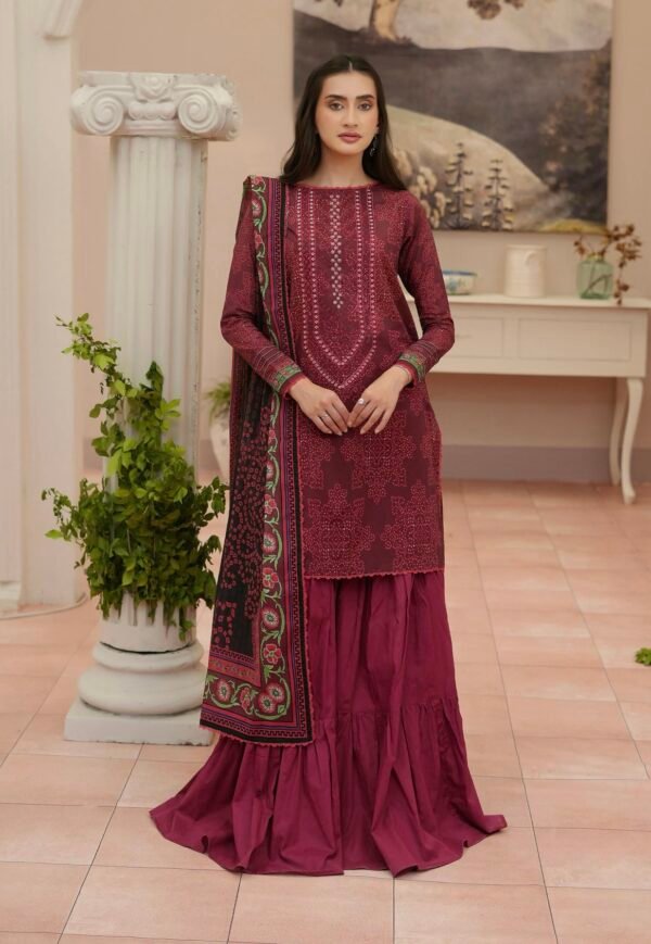 RANG PASAND by Gull Jee - UNSTITCHED 3 PIECE EMBROIDERED LAWN COLLECTION - A01