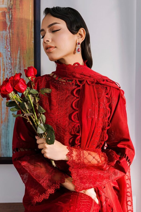 Zellbury Unstitched 3 Piece Premium Embroidered Chikankari Lawn Collection’ 2025 – A10