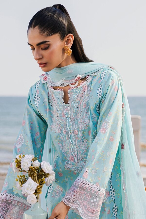Zellbury Unstitched 3 Piece Premium Embroidered Chikankari Lawn Collection’ 2025 – A11