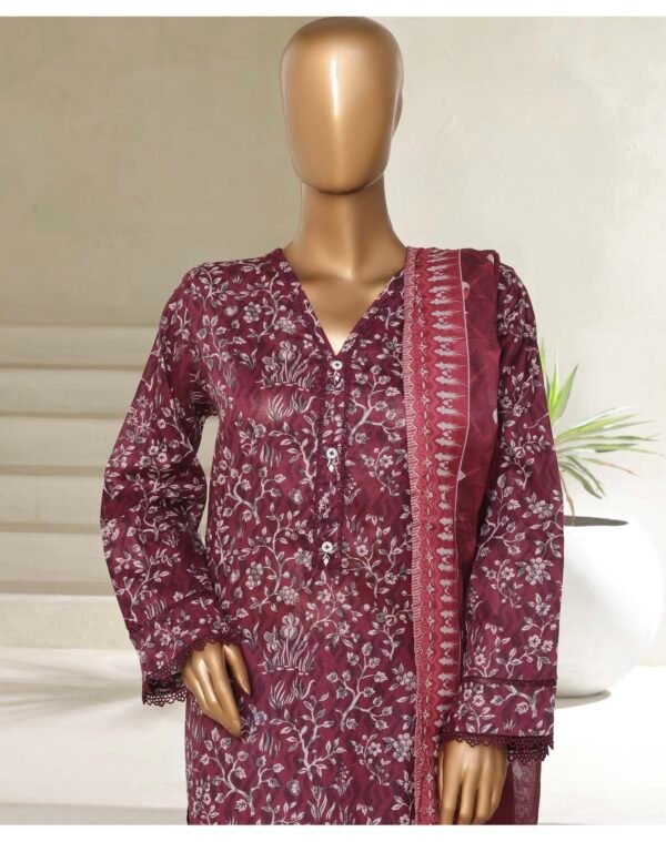 Sadabahar Stitched 3 Piece Printed Lawn Summer Collection 2025- D17 - Image 2