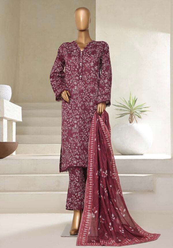 Sadabahar Stitched 3 Piece Printed Lawn Summer Collection 2025- D17