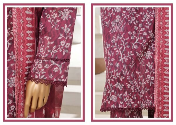 Sadabahar Stitched 3 Piece Printed Lawn Summer Collection 2025- D17 - Image 4