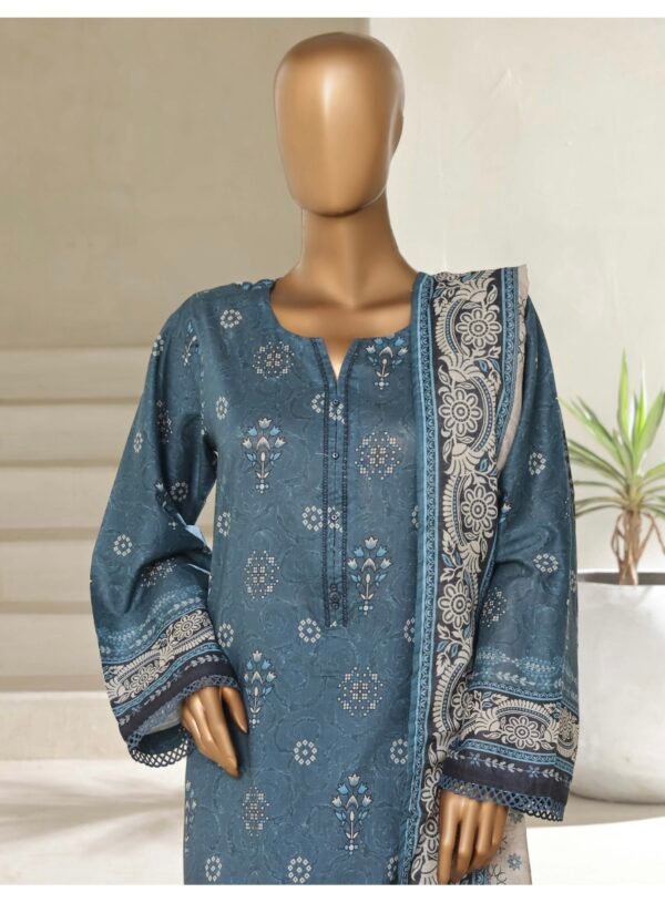 Sadabahar Stitched 3 Piece Printed Lawn Summer Collection 2025- D19 - Image 2