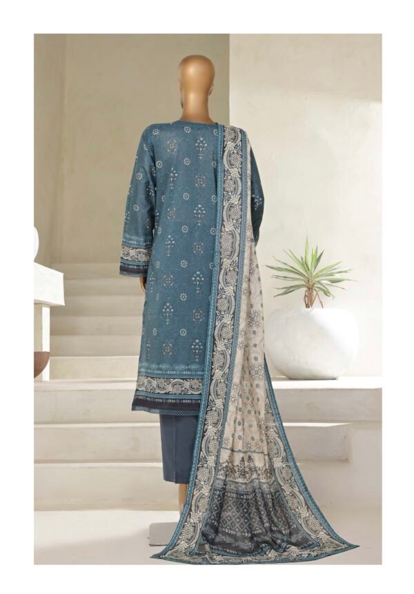 Sadabahar Stitched 3 Piece Printed Lawn Summer Collection 2025- D19 - Image 3