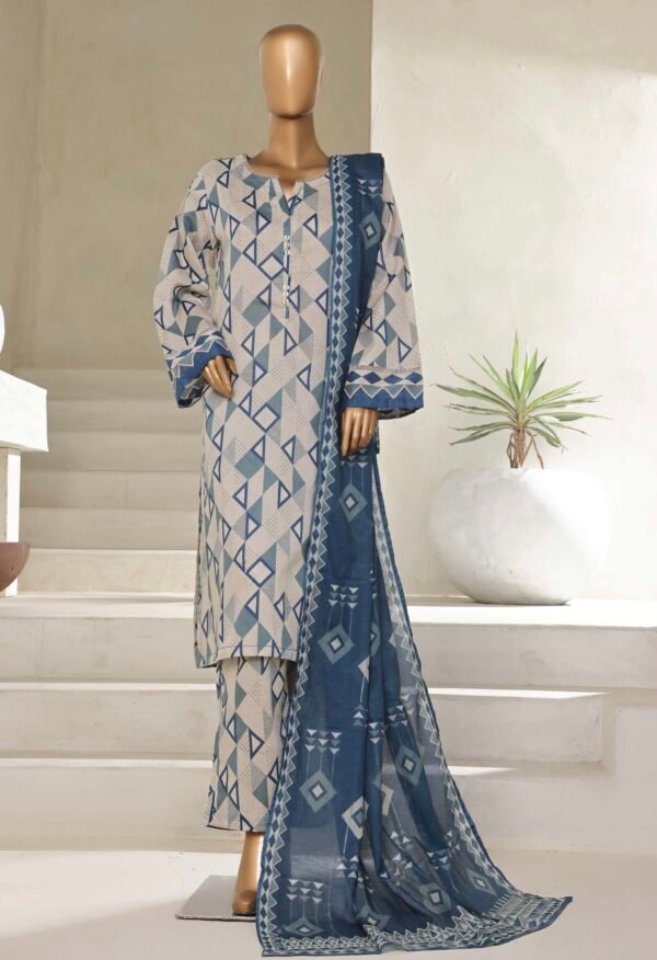 Sadabahar Stitched 3 Piece Printed Lawn Summer Collection 2025- D20