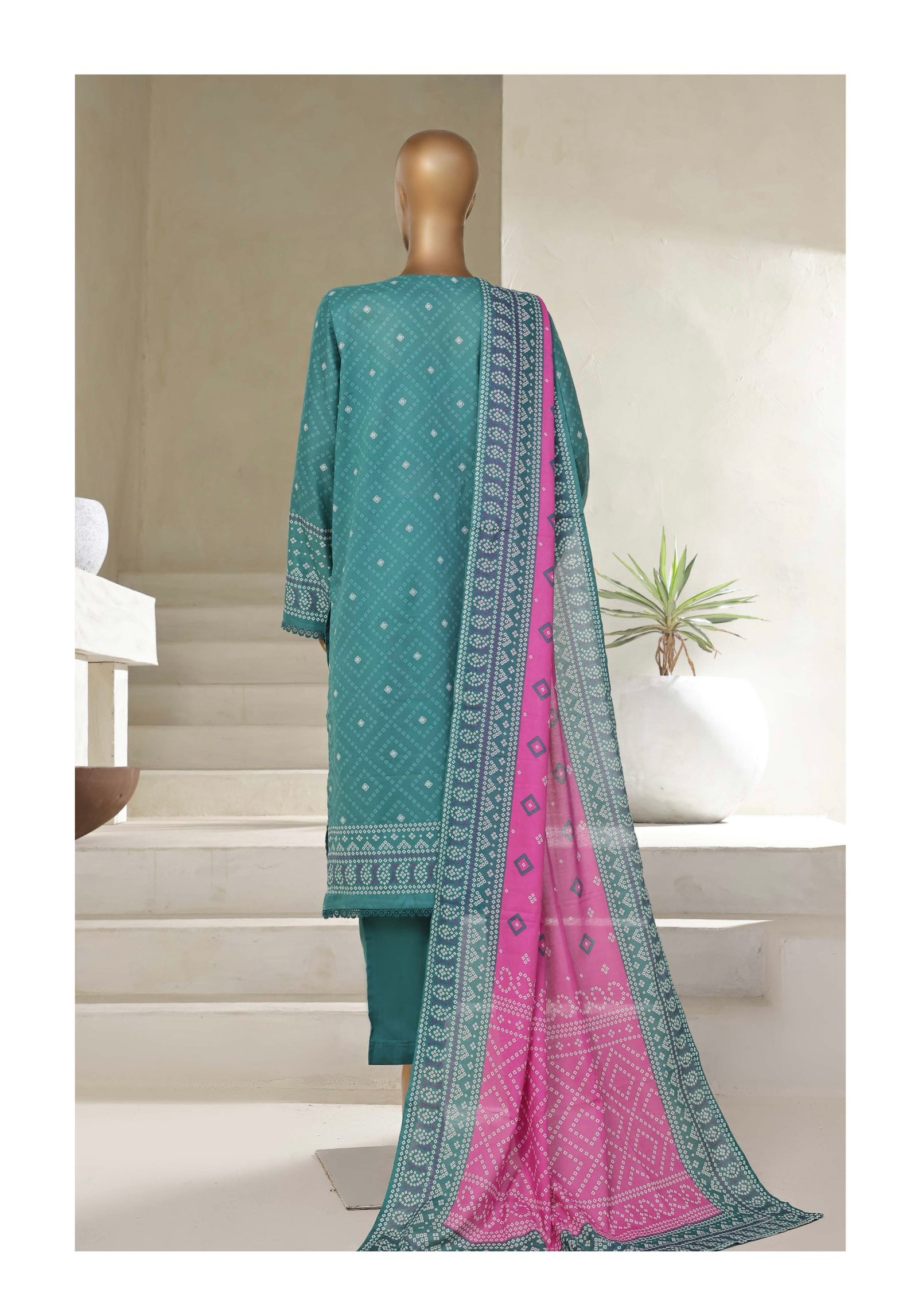 Sadabahar Stitched 3 Piece Printed Lawn Summer Collection 2025- D21 - Image 3