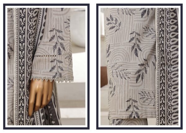 Sadabahar Stitched 3 Piece Printed Lawn Summer Collection 2025- D22 - Image 4