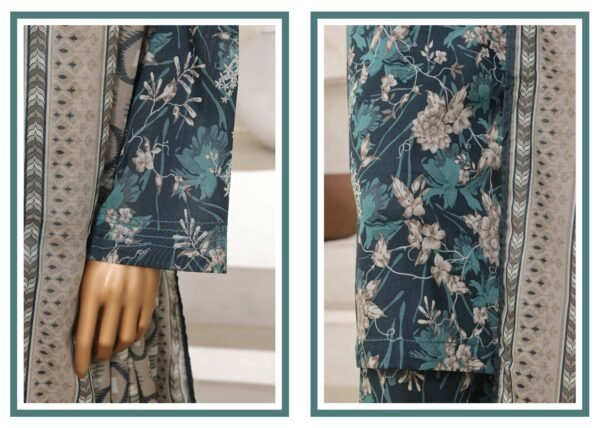 Sadabahar Stitched 3 Piece Printed Lawn Summer Collection 2025- D23 - Image 4