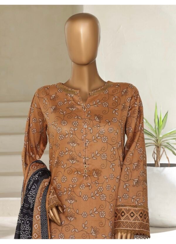 Sadabahar Stitched 3 Piece Printed Lawn Summer Collection 2025- D24 - Image 2