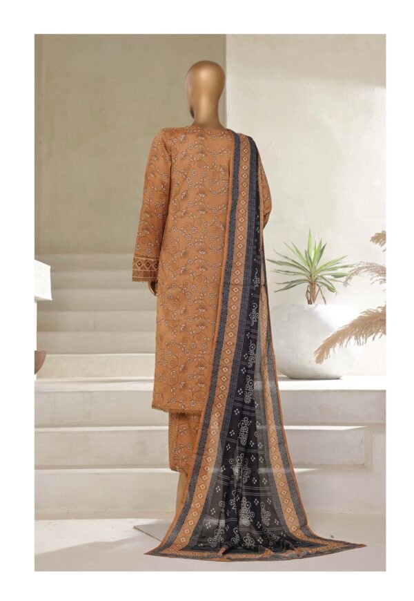 Sadabahar Stitched 3 Piece Printed Lawn Summer Collection 2025- D24 - Image 3