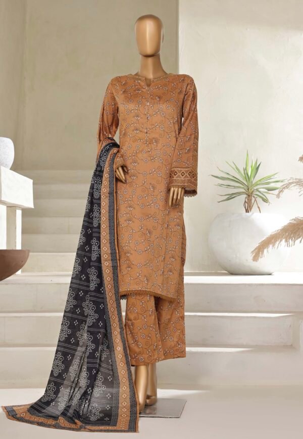 Sadabahar Stitched 3 Piece Printed Lawn Summer Collection 2025- D24