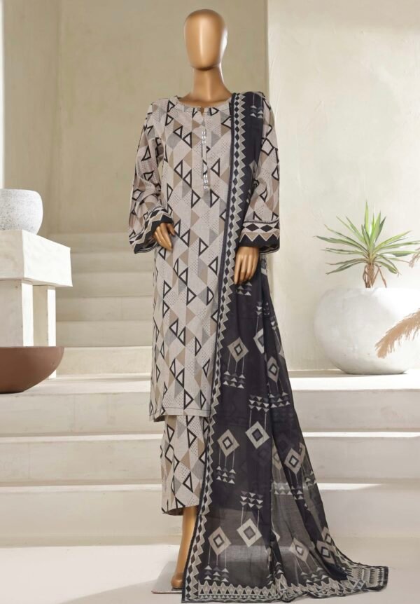 Sadabahar Stitched 3 Piece Printed Lawn Summer Collection 2025- D25