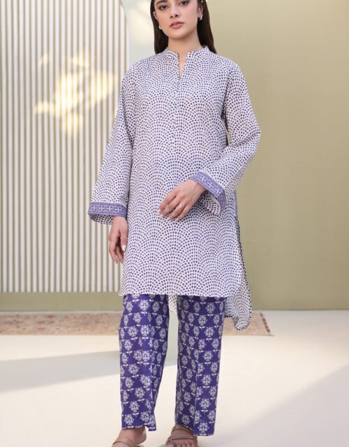 Zellbury Unstitched 2 Piece Printed Lawn Collection'2025 ( SHIRT SHALWAR)- D24