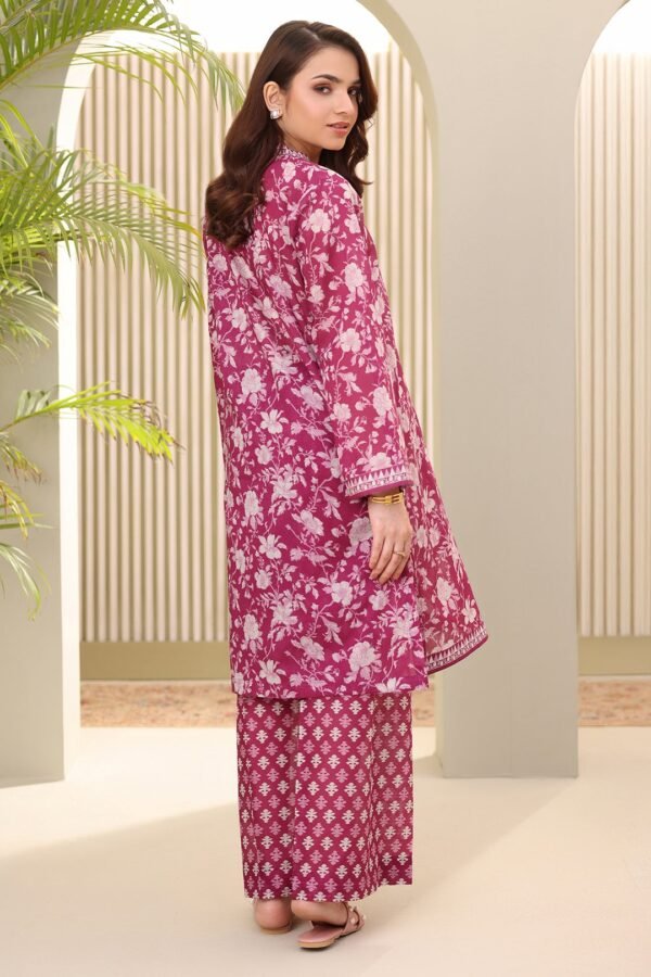 Zellbury Unstitched 2 Piece Printed Lawn Collection'2025 ( SHIRT SHALWAR)- D25 - Image 2