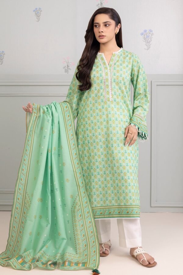 Zellbury Unstitched 2 Piece Printed Lawn Collection'2025 ( SHIRT DUPATTA)- D28